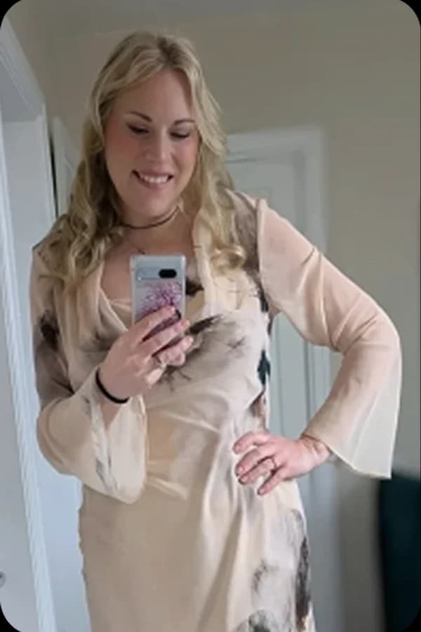 After: Month 12 - Amy, 22 kg lost in 12 months