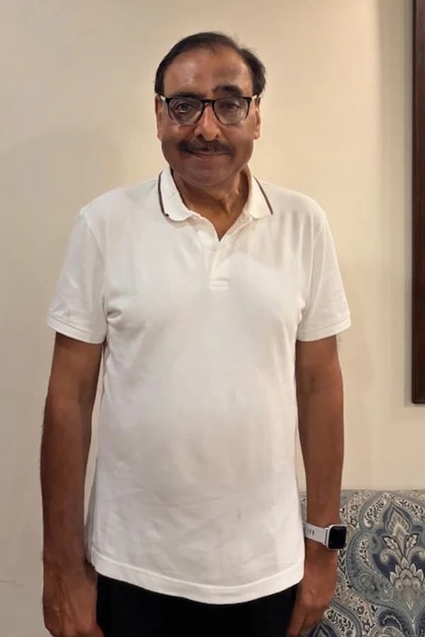 After: Month 3 - NK Lamba, 23 kg lost in 3 months